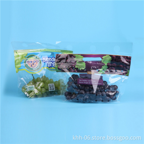 Food grade custom fruit and vegetable packaging material plastic bag